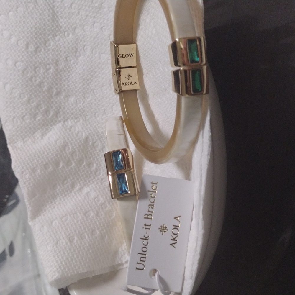 Akola bracelets orginal- Blue and Emerald green